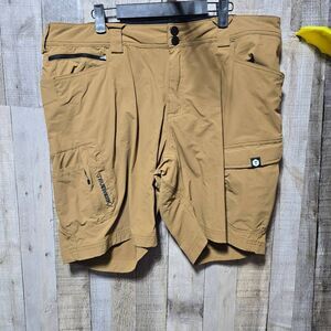 TRUEWERK Sand Women’s Workwear Shorts - T1 WerkShorts Relaxed Fit 38